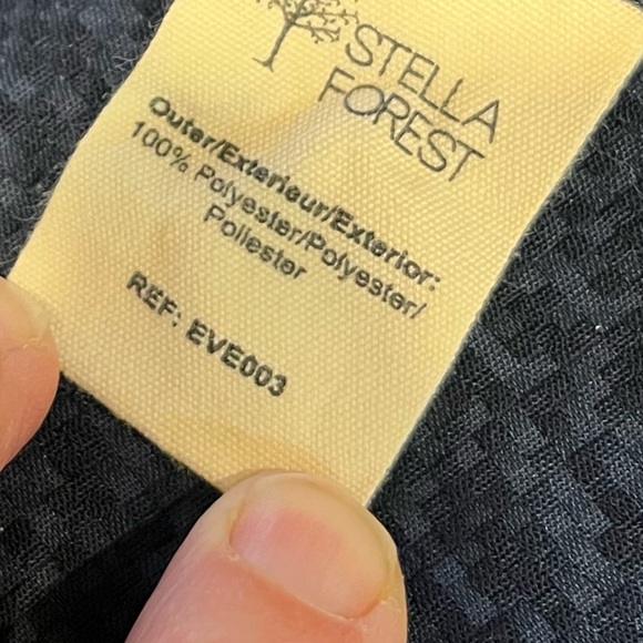 STELLA FOREST – Navy Textured Open Jacket (Size 40) - Picture 3 of 8